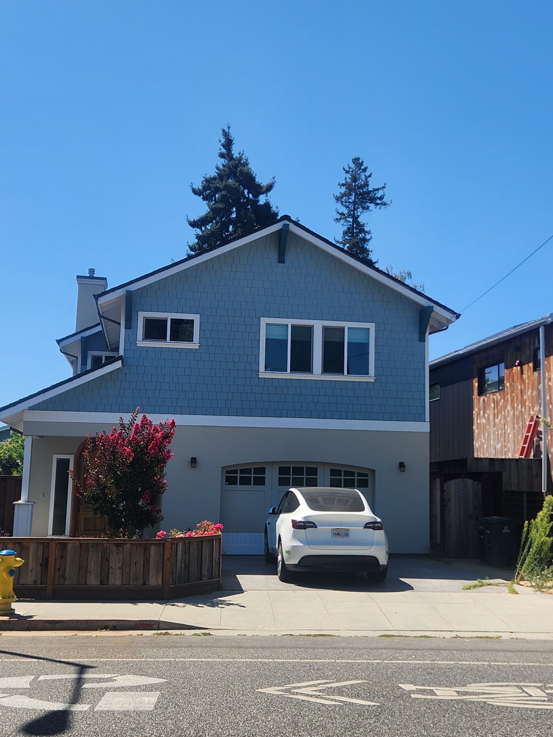 Fine Luxury Painting exterior residential painting project in Santa Cruz County service area